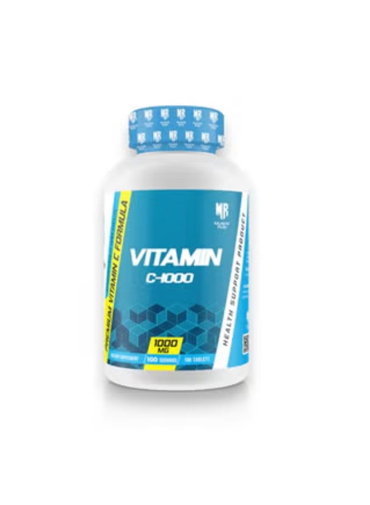 فيتامين سي 1000 ملغ، تركيبة فيتامين سي الممتازة، 100 حصة