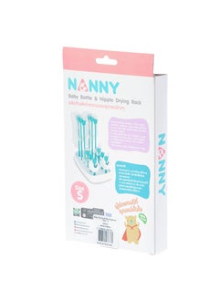 Uniq Kidz Baby Bottle & Nipple Drying Rack – Compact Size S (14 x 22 x 20.5 cm) – BPA-Free, Easy-to-Clean Organizer for Baby Bottles, Nipples, and Accessories  - Image 5