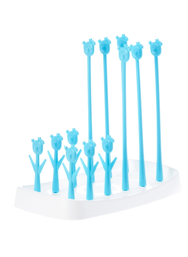 Uniq Kidz - Baby Bottle & Nipple Drying Rack – Compact Size S (14 x 22 x 20.5 cm) – BPA-Free, Easy-to-Clean Organizer for Baby Bottles, Nipples, and Accessories - Image 1