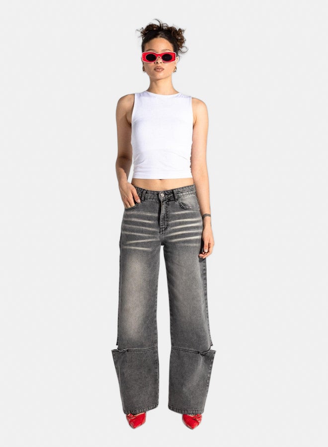 Carina Low Slit - Jeans - Image 2