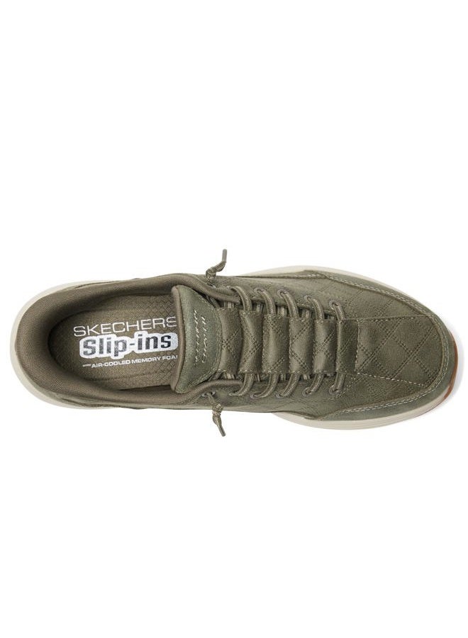 SKECHERS Women's Sneaker, Olive, 37 EU - Image 2