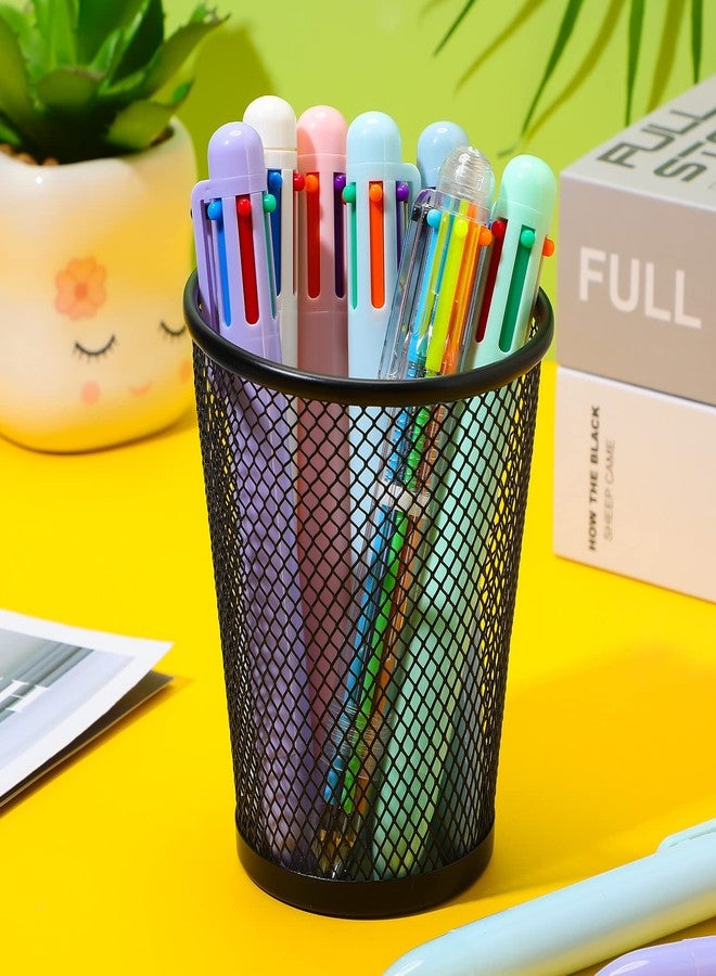 Sherr 60 Pcs Multicolor Ballpoint Pens 6 in 1, 0.5 mm 6 Color Retractable Ballpoint Colorful Ink Pens Christmas Gift for Office Colleague Party Favors, 2 Styles Adult - Image 5
