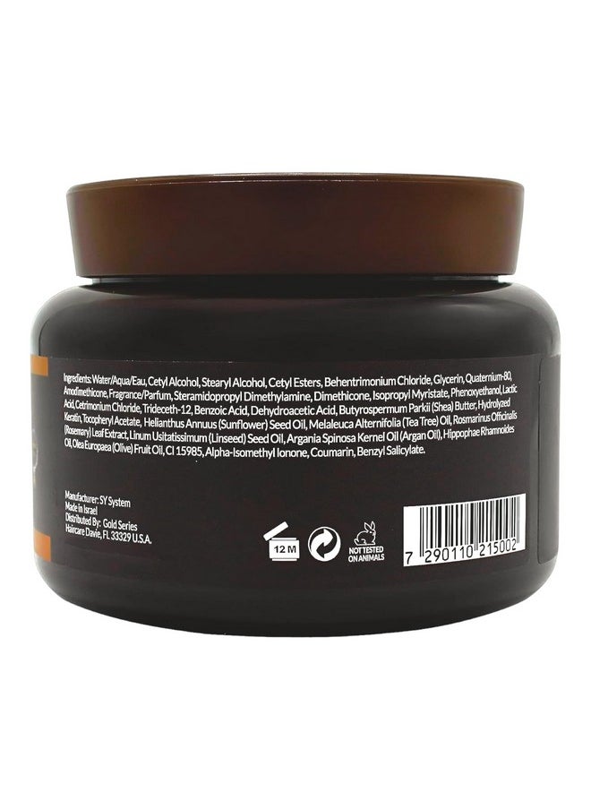 Moroccan Gold Series - Gold Series Treatment Mask Deep Hydrating Argan Oil Hair Mask For Dry Damaged Color Treated And Curly Hair Enriched With Keratin Sulfate Free Natural Hair Repair Treatment 18.6Oz - Image 1