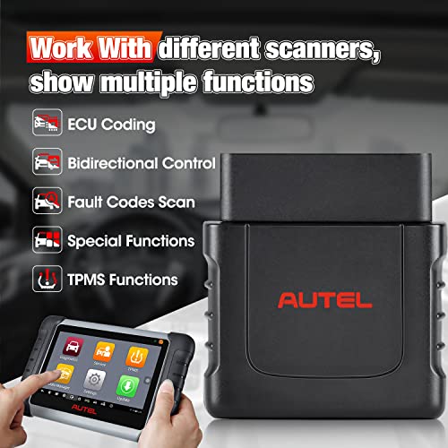 Autel أوتيل ماكسي في سي آي ميني بلوتوث، واجهة تشخيصية ميني، موصل تشخيصي لاسلكي لجهاز مسح أوتيل MK808BT MP808BT MP808BT برو MX808TS MK808TS MK808S-TS MP808TS MP808S-TS - Image 3