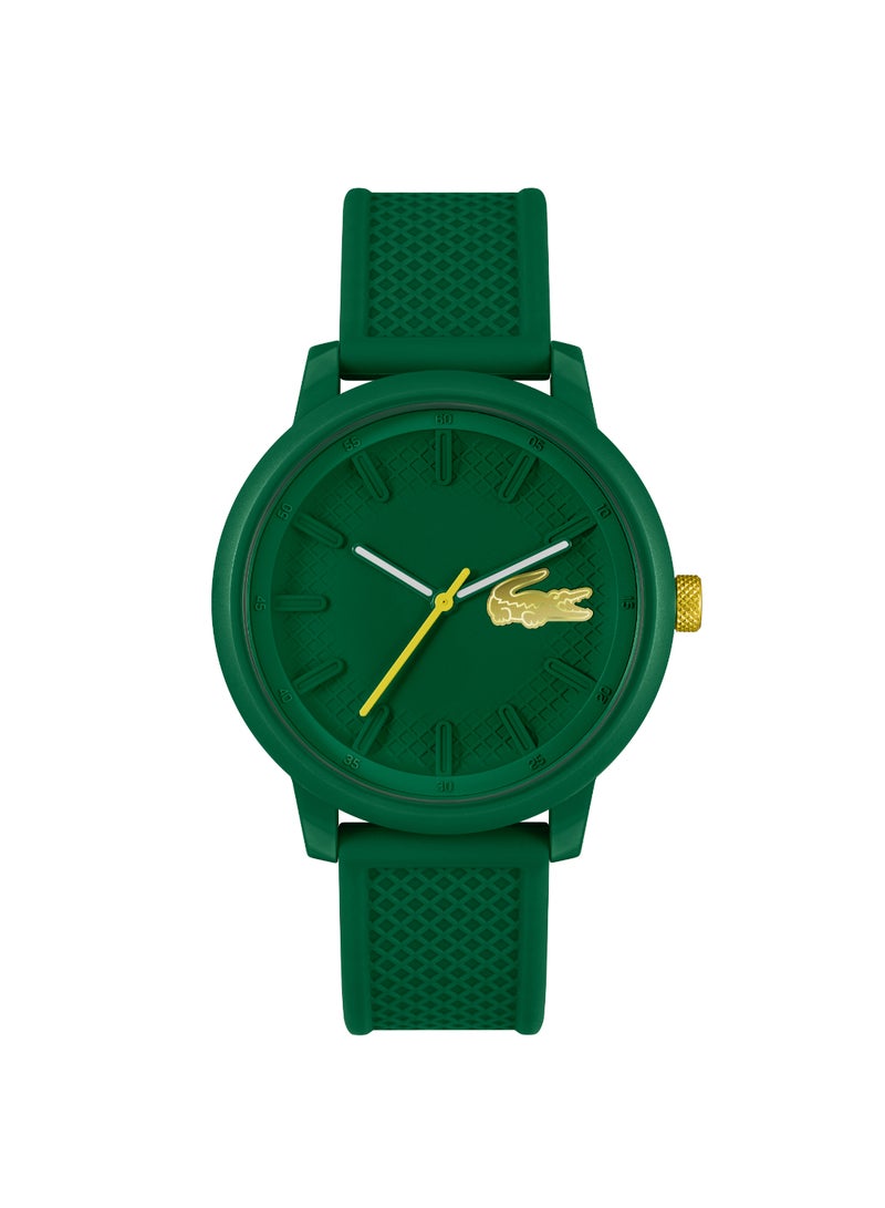 LACOSTE Round Analog Men's Green Case Watch - 2011316 - Image 1