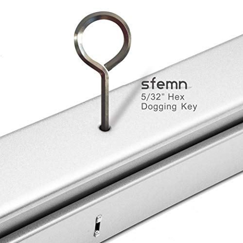 Sfemn 5/32” Hex Key Dogging Key Allen Key with Full Loop, Allen Wrench Door Key for Push Bar Panic Exit Devices, Solid Metal - 6 Packs - Image 5