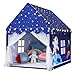 Wilwolfer Space Kids Tent Indoor with Mat Star Lights Kids Play Tent Space Toys Bedroom Decorations Astronaut Toys Rocket Ship Blue - Image 2
