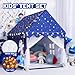 Wilwolfer Space Kids Tent Indoor with Mat Star Lights Kids Play Tent Space Toys Bedroom Decorations Astronaut Toys Rocket Ship Blue - Image 4