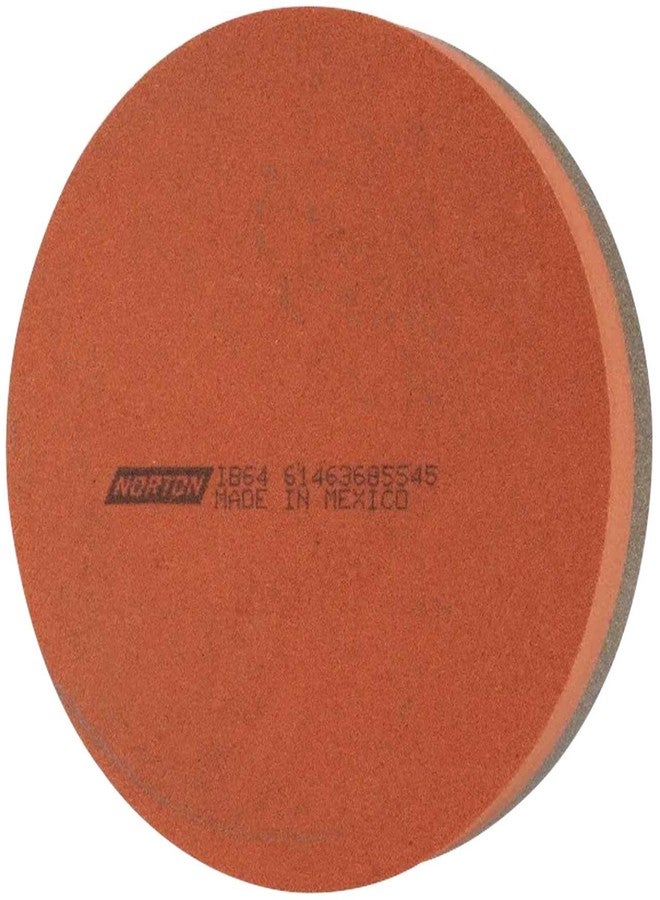 Norton 61463685545 (IB64) India AO Combination Grit Sharpening Benchstone, Aluminum Oxide Abrasive, Coarse/Fine Grits, Orange/Brown Colors, 4" x 1" x 1" - Image 3
