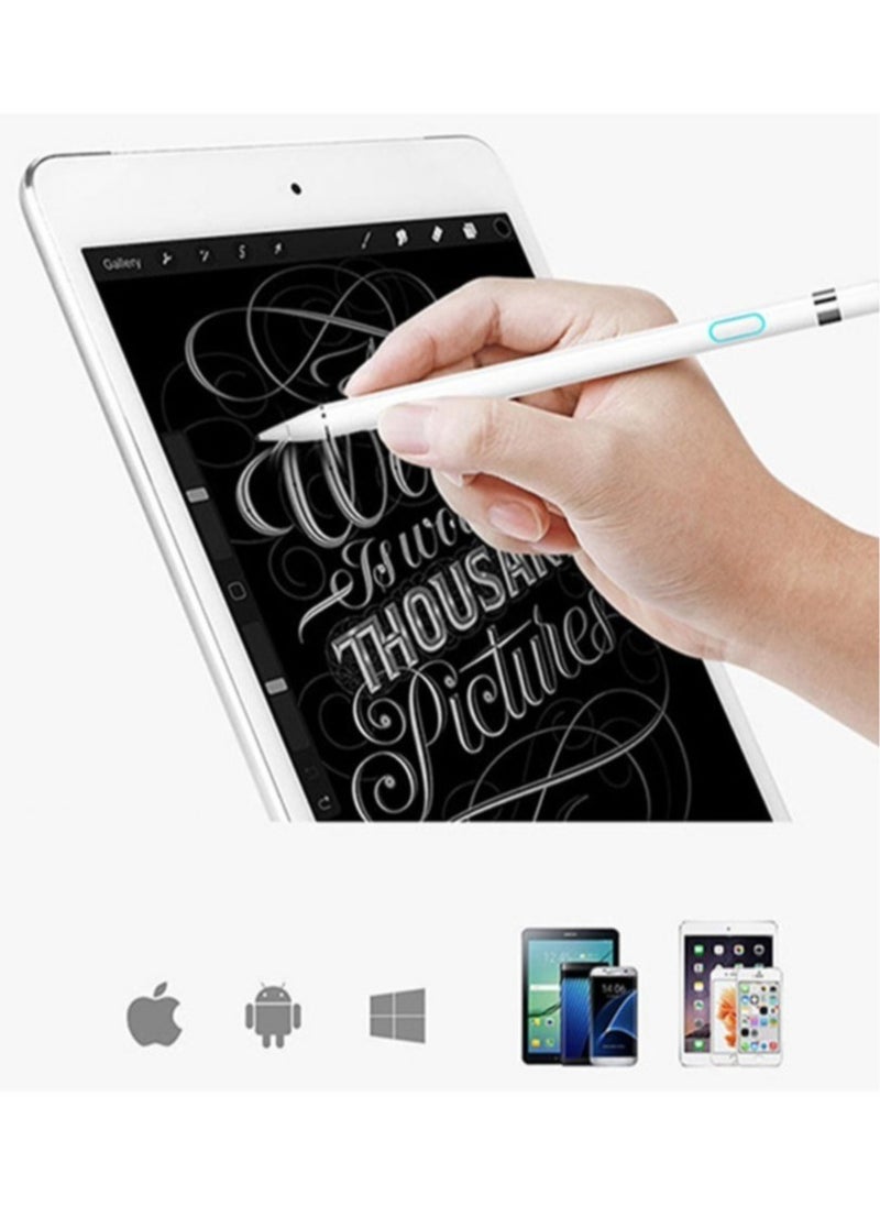 ELTRAZONE - Active Stylus Pen with Palm Rejection for Precise Writing/Drawing Compatible with Apple iPad - Image 1