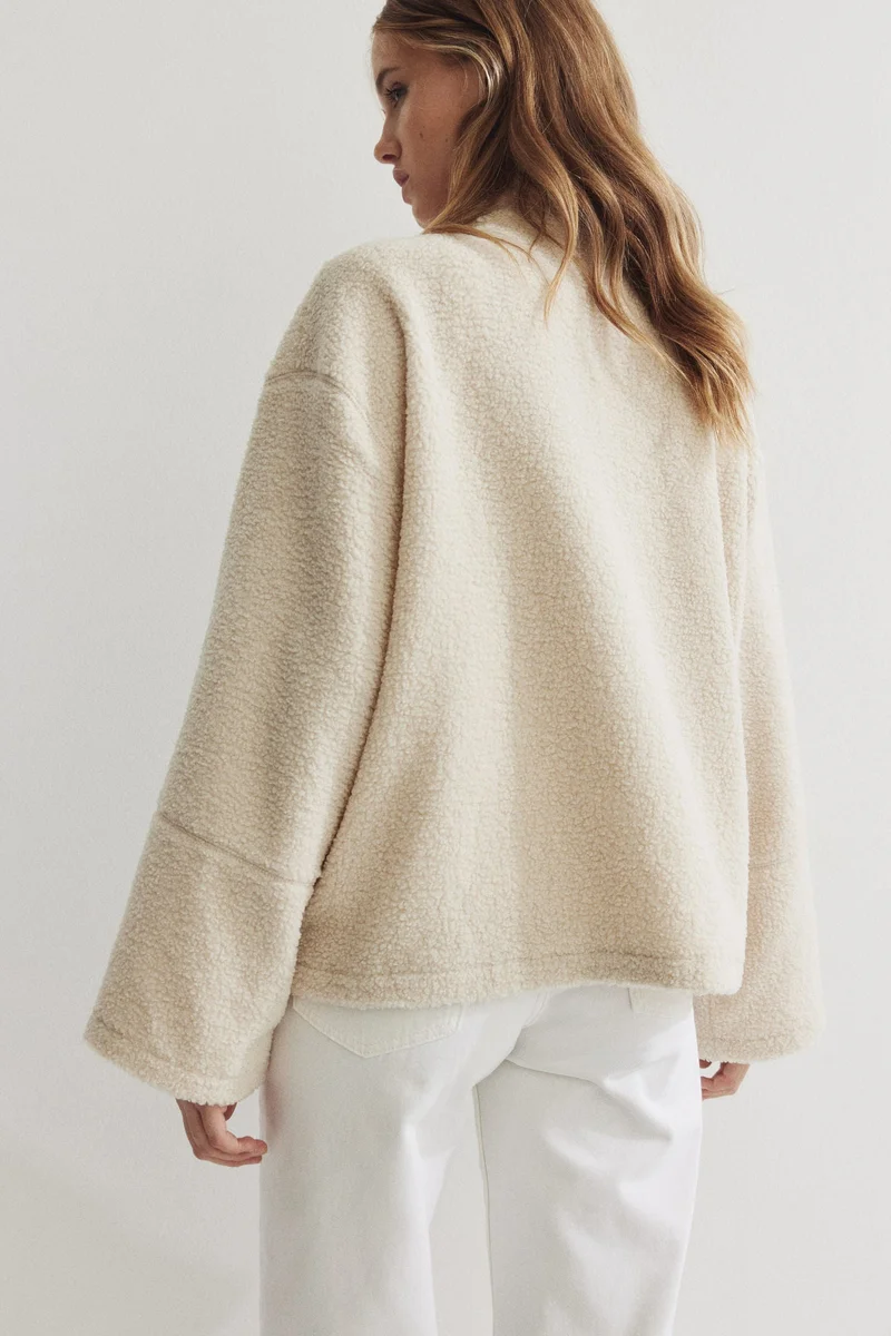 اتش اند ام سويت شيرت من التيدي بسحاب