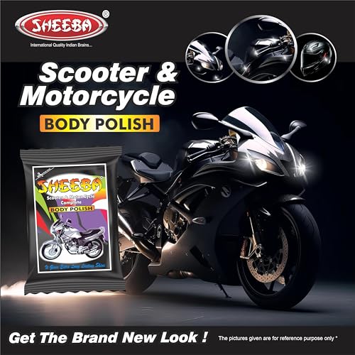 Sheeba Scooter & Motorcycle Complete Body Polish-10mL Pouch (Pack of 40) | Instant High Gloss Shine | Easy Application | Long Lasting Results | Multi Surface Application. - Image 3