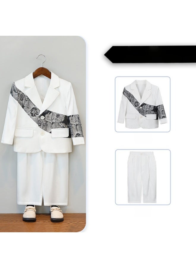 Shougu Chinese Style Boys' Fashionable Shirt Set  - Image 1