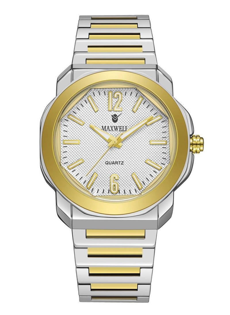 ماكسويل ساعه جديد  رجالي من ماكسويل ضد الماء  كرت ضمان