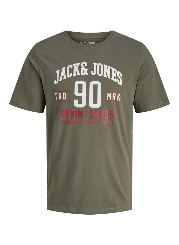 JACK & JONES 3 Pack JJETHAN Assorted Crew Neck T-Shrit