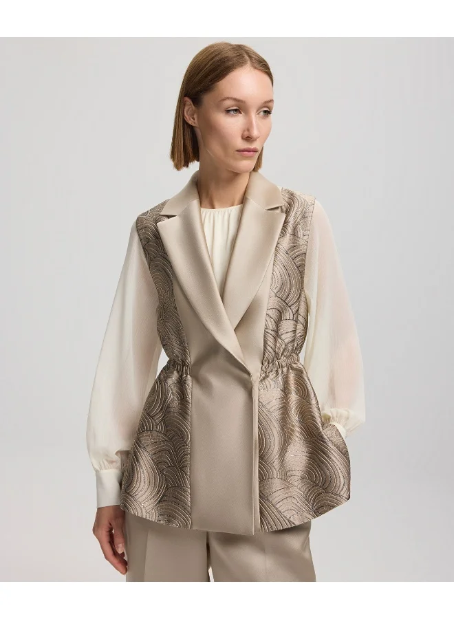 Ipekyol  Jacquard Waistcoat for Women | Best Price UAE