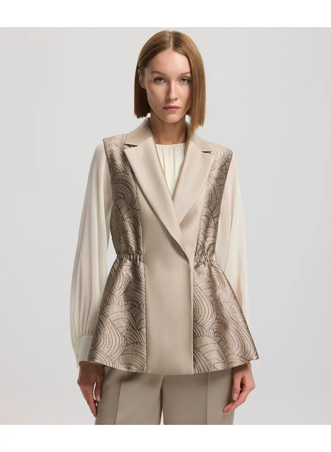 Ipekyol  Jacquard Waistcoat for Women | Best Price UAE