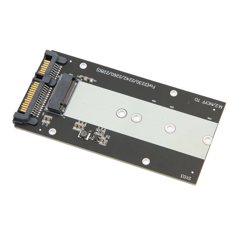 ساتا محول M.2 NGFF إلى III بطاقة محول 2230-2280mm SSD نقل سريع 6000 ميجابايت/ثانية - بطاقة محول قرص صلب سهلة الاستخدام للتخزين كبير السعة - Image 2