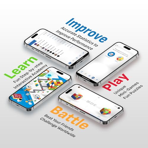 GoCube 2x2 - The First Ever 2x2 Connected Cube That Allows You to Learn How to Solve The Cube! App-Enabled STEM Puzzle That Fits All Ages and Capabilities. Free App. - Image 4