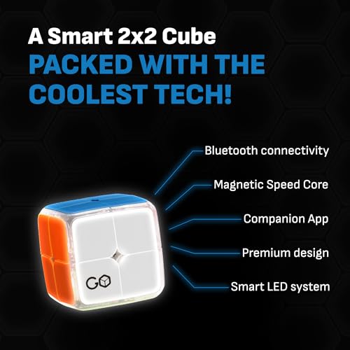 GoCube 2x2 - The First Ever 2x2 Connected Cube That Allows You to Learn How to Solve The Cube! App-Enabled STEM Puzzle That Fits All Ages and Capabilities. Free App. - Image 3