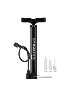 STRAUSS Strauss Bicycle Air Pump with Needle & Dual Valve | Portable Pump with 2 Modes, Ideal for Inflating Bicycle, Swimming Rings | Sturdy Base & Ergonomic Handle  - Image 1
