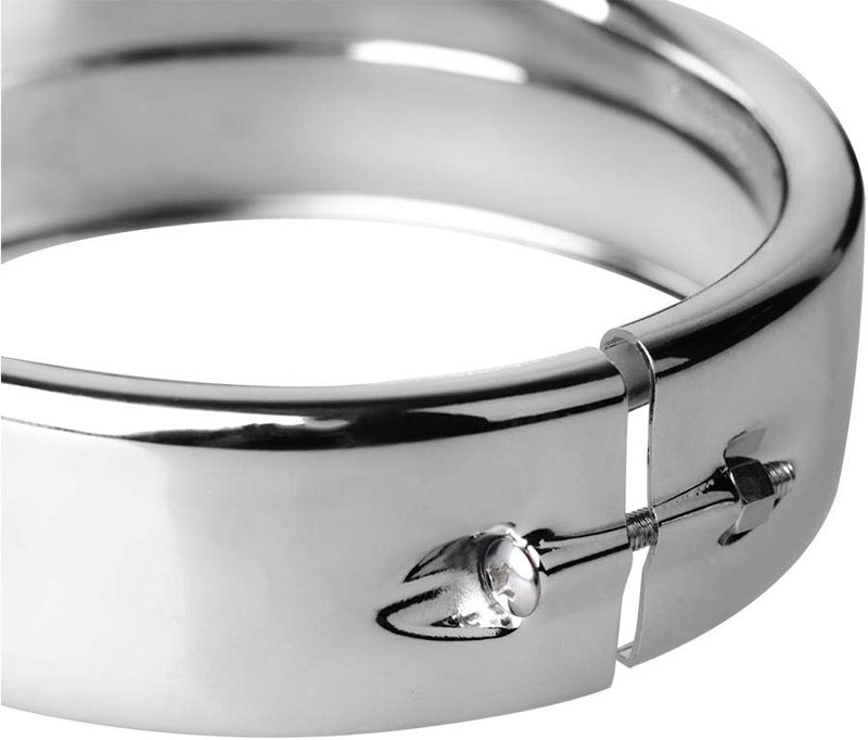 NTHREEAUTO 4.5" Motorcycle Passing Lights Trim Rings, Chrome Fog Lamp Visor Bezel Compatible with 1962-later Harley Touring Road King Softail Street Glide Sportster Electra Glide - Image 5