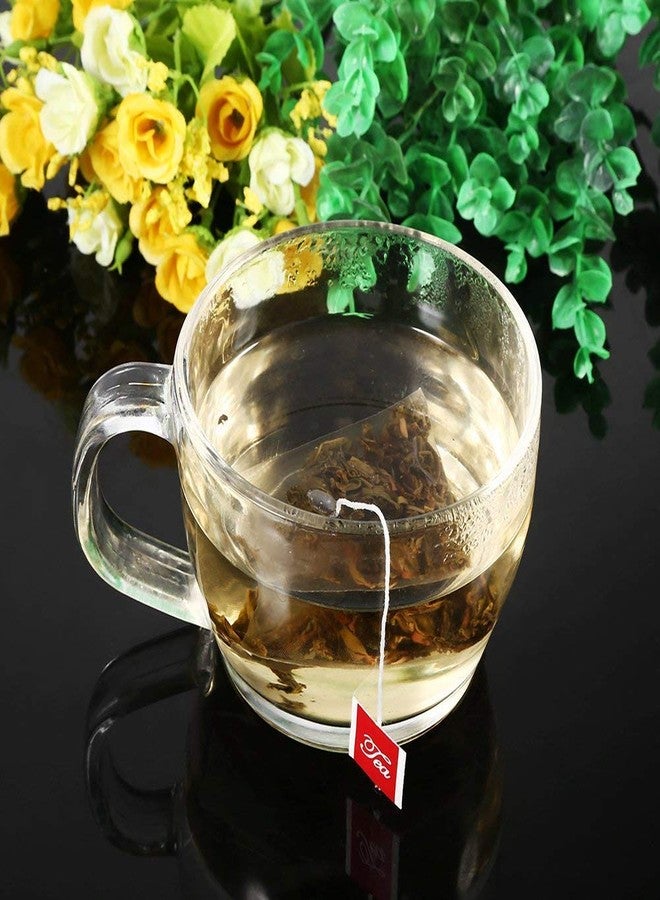 Eboxer Nylon Tea Fliter Bags for Loose Leaf Tea 100pcs Empty Tea Infuser Filter Strainer Bags With String Household. 7 x 6cm / 2.8 x 2.4inch - Image 3