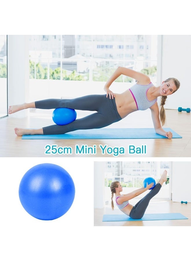 مجموعة حلقات بيلاتس 11 قطعة للنساء - حلقة سحرية وأشرطة أرداف لممارسة الرياضة في المنزل، كرة يوجا وأشرطة تمديد - Image 5