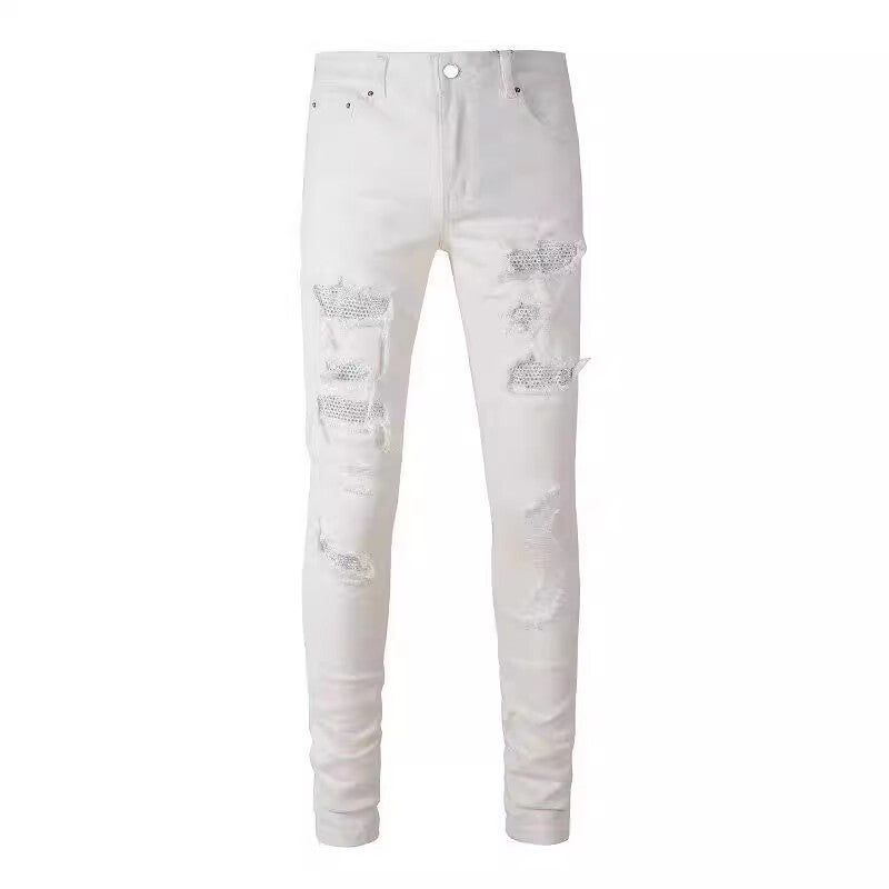 Unisex Classic Denim Jeans Loose Fit Daily Outdoor Wear - Image 1