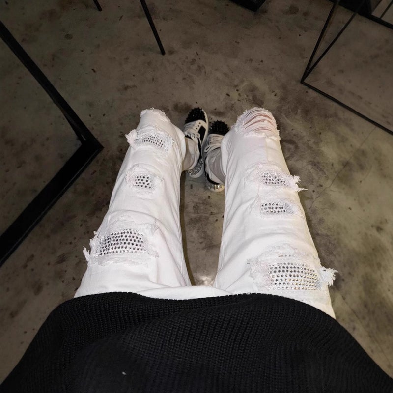 Unisex Classic Denim Jeans Loose Fit Daily Outdoor Wear - Image 3