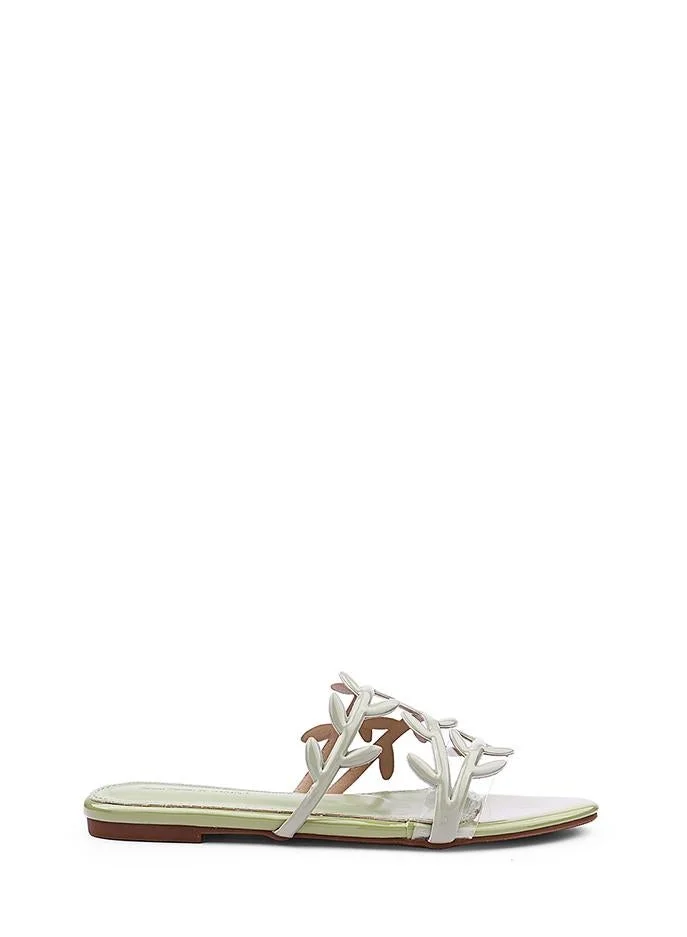 Womens open-toe flat sandals