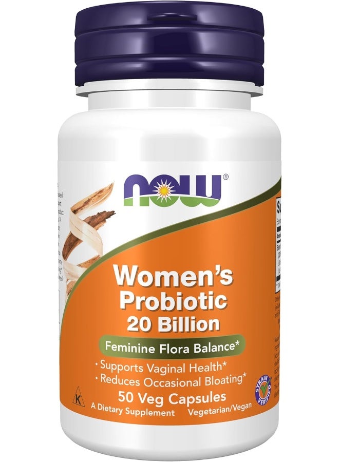 now Foods Women'S Probiotic 20 Billion 50'S Vcaps - Image 1