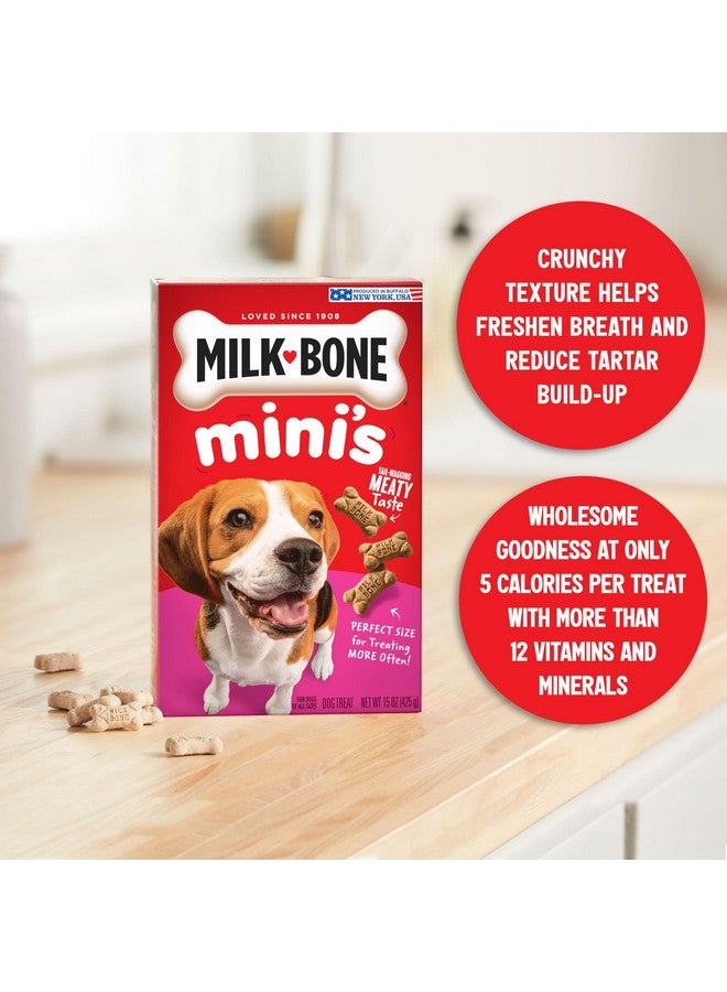 MILK-BONE Milk-Bone Mini's Original Dog Biscuits, 15 Ounce (Pack of 6)  - Image 5
