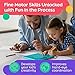 AYNAT FUN Magnetic Drawing Board for Kids Toddlers with Beads and Magnet Stylus Pen Magnetic Tablet Toy for Airplane Car Ride Activities for Kids - Image 3