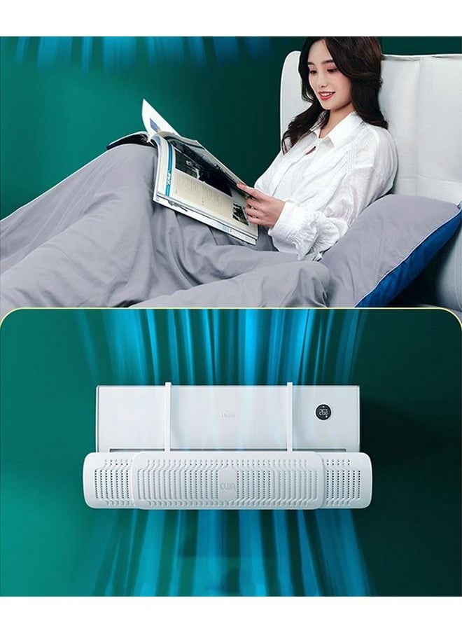 Arabest Universal Split Air Conditioning Deflector Wind Deflector Direct Blowing Outlet Wind Deflector Wall Mounted Retractable  - Image 2