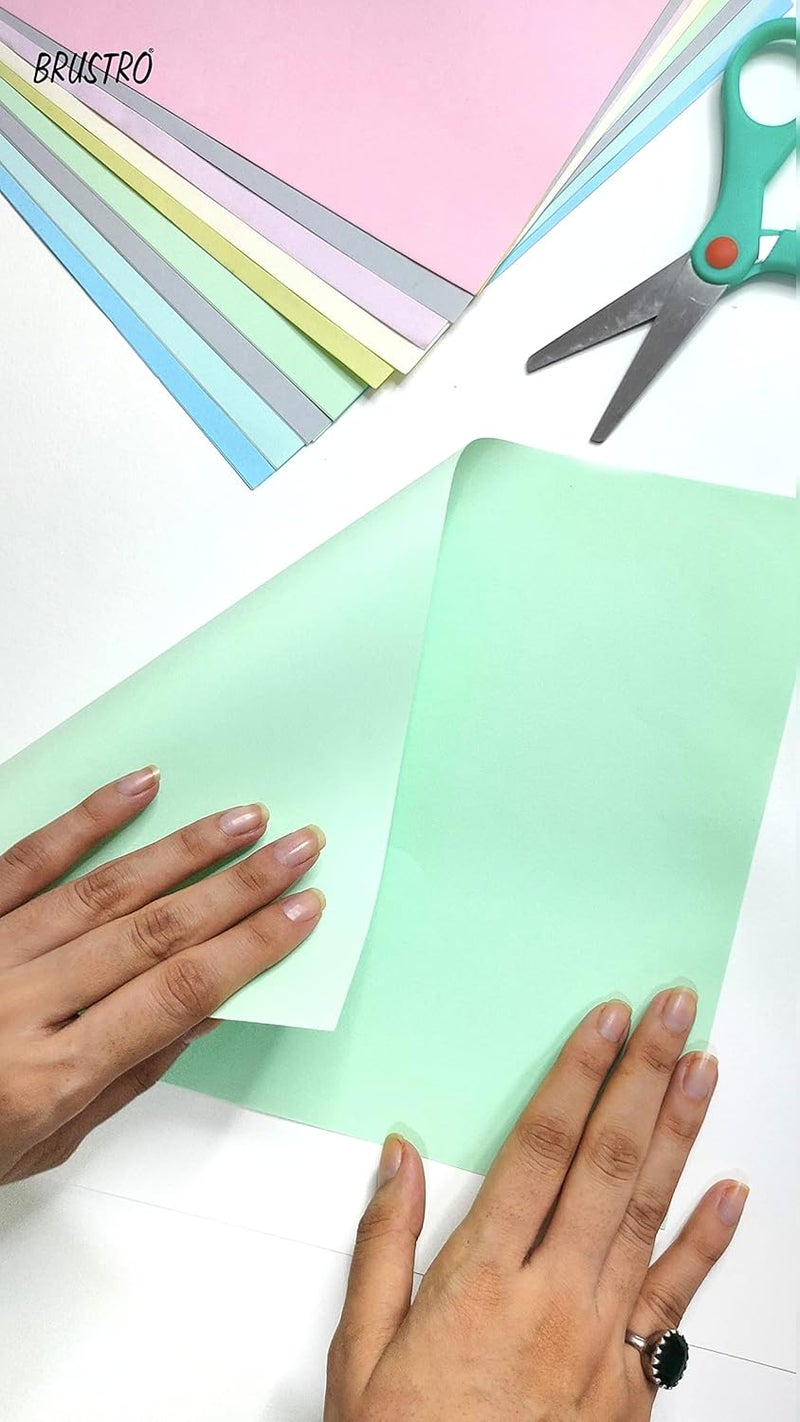 FABRIANO Copytinta Coloured Craft Paper A4 Size, 80 GSM, (60 sheets), Pastel Blue Shade (Celeste Chiaro) | Ideal for photocopies, laser, prints, fax, dividers, covers, collages, craft, school, office - Image 2