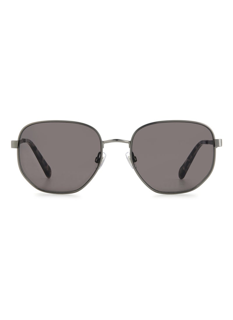 FOSSIL Men's Uv Protection Rectangular Shape Metal Sunglasses Fos 2134/G/S Grey 46 - Lens Size: 45.5 Mm - Mtdk Ruth  - Image 3