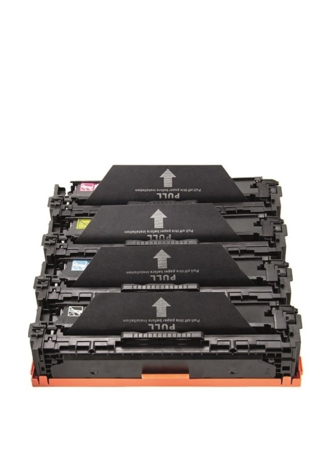 205A Multipack High Yield Toner Cartridge - Compatible with HP Color LaserJet Pro M154dn, Pro MFP M180dw, Pro MFP M181fdn (CF530A Black, CF531A Cyan, CF532A Yellow, CF533A Magenta) - Image 2