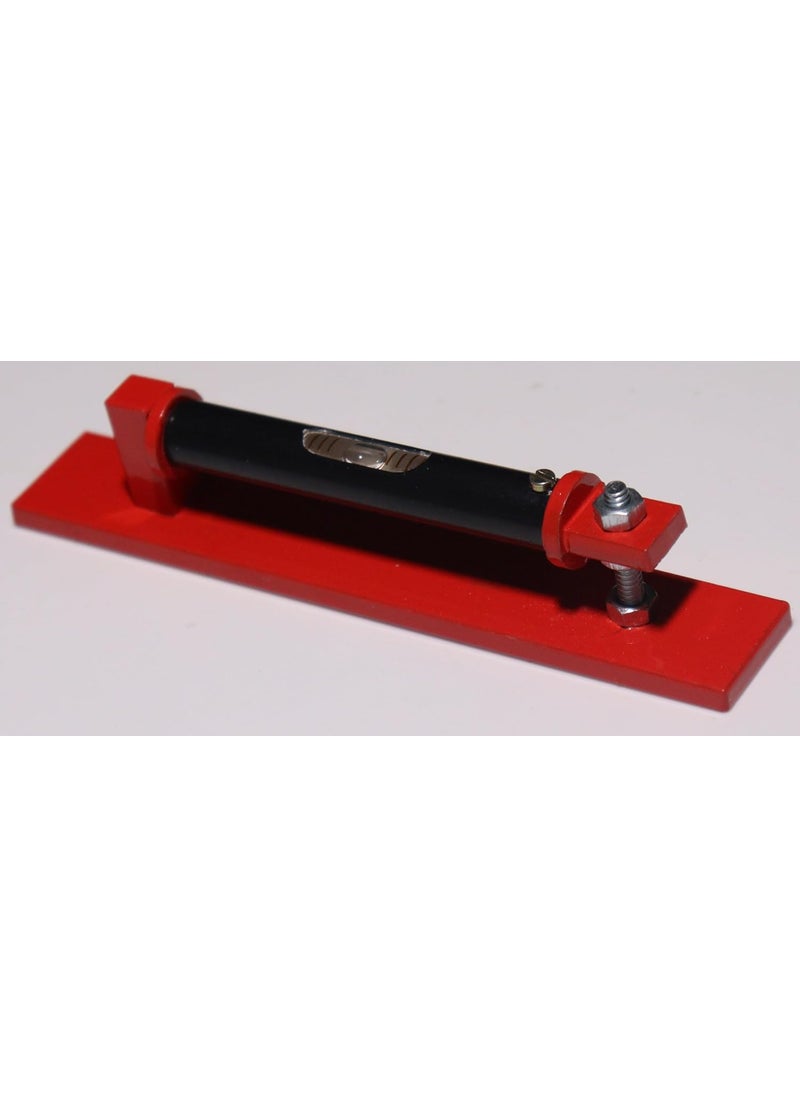 Generic KD Enterprise Spirit LevelBubble levelPlane Table Spirit level With Powder Coated Powder Superior Finish OrangeMeasureement Tool  - Image 2