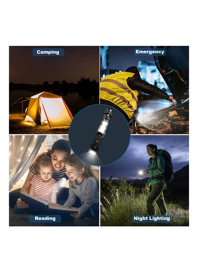 SYOSI - Super Bright Handheld Torch Flashlight, Waterproof Shockproof Torch Light 3 Work Models Handheld Flashlight Solid Built Torch Light Durable Waterproof Torch Flashlight for Camping Fishing Emergency - Image 1