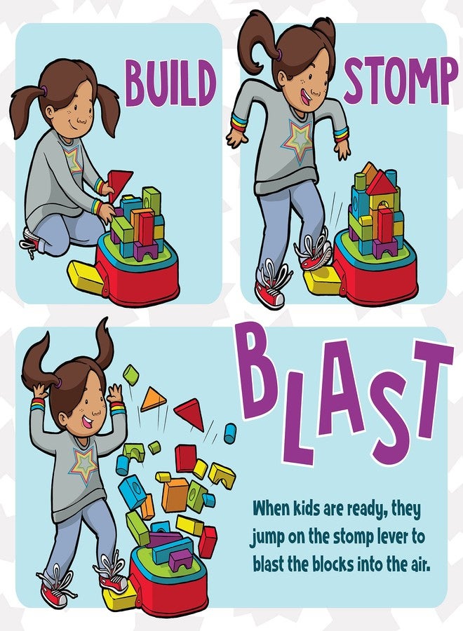 MindWare KaBlocks Blast, Includes 30 Foam Blocks, 2 Launch Blocks, Building Platform & Kaboom Launch Pad - Ages 3+ - Image 3
