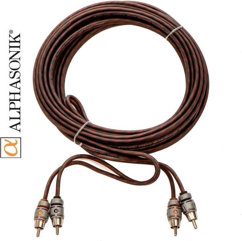 Alphasonik AAK0G Premium 0-Gauge Complete Car Amplifier Installation Kit Hyper-Flex Power, Ground, Speaker Wire RCA Cable - Exceeds AWG (American Wire Gauge) Standard Element Certified Amp Install Kit - Image 5