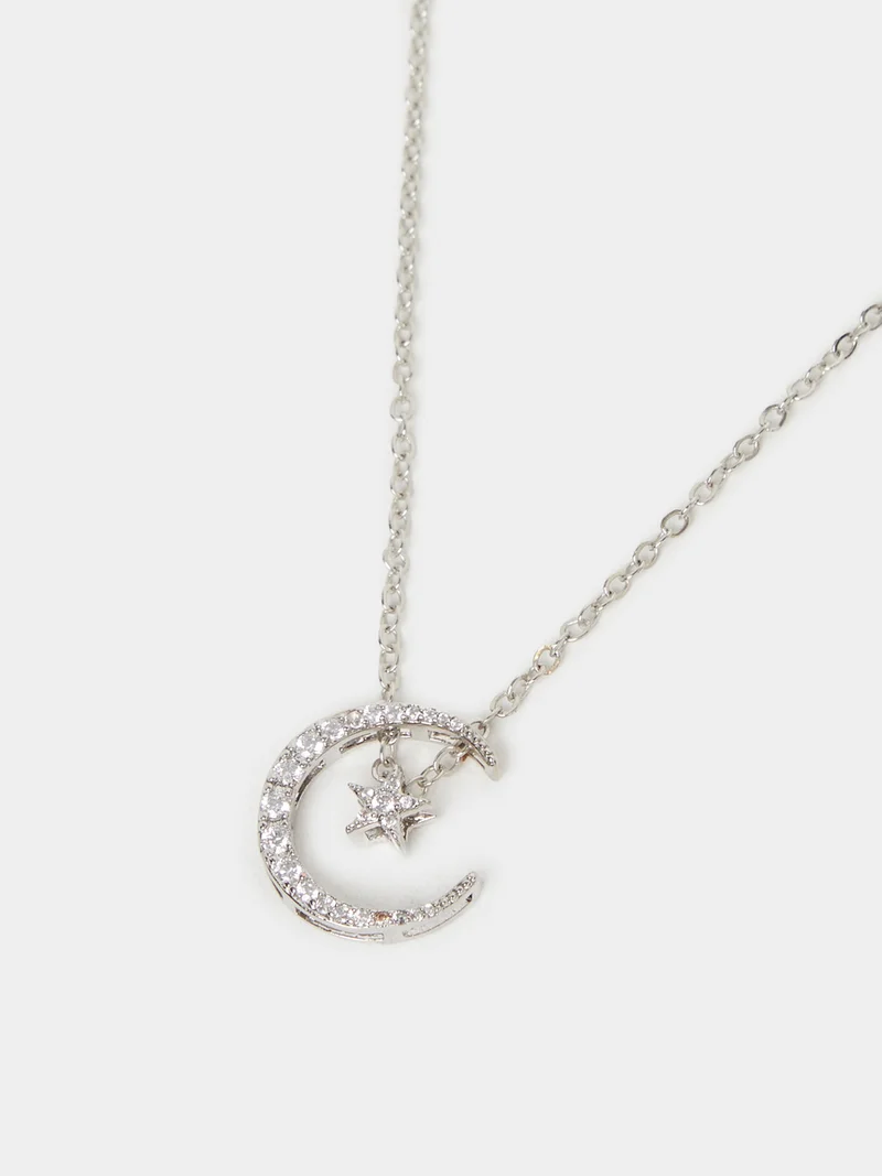 Styli Styli Moon Pendant Necklace