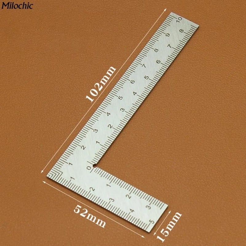 Stainless Steel L-Square Ruler, 50mm x 100mm, Durable & Corrosion-Resistant - Image 5