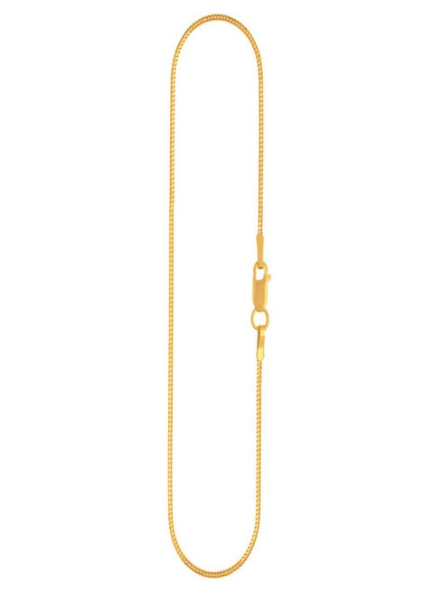 22 Karat 916 Purity Yellow Gold Chain AICHBKF25P09Y18 For Women