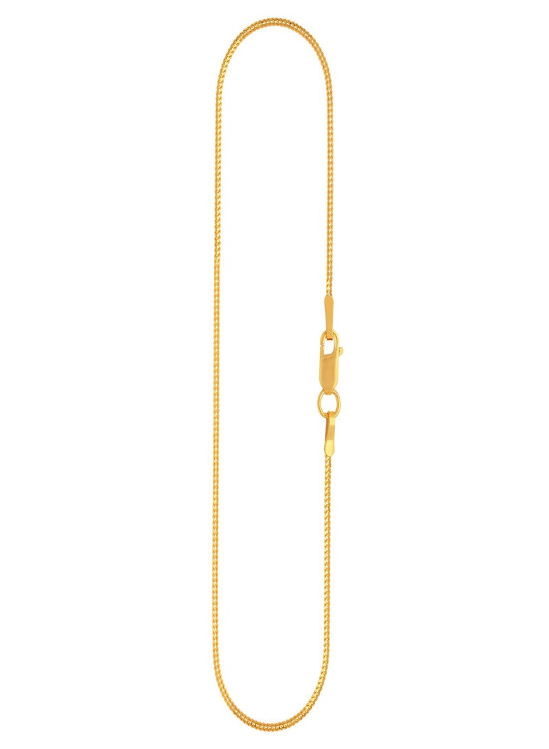 Malabar Gold and Diamonds 22 Karat 916 Purity Yellow Gold Chain AICHBKF25P09Y18 For Women - Image 1