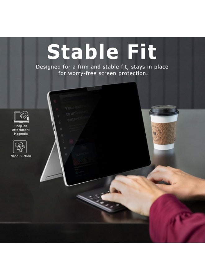 Magnetic Privacy Screen for Surface Pro 12-inch 2025 Model 2109 2110,Removable Anti Peeping Security Protector Blue Light Block glare Filter - Image 4