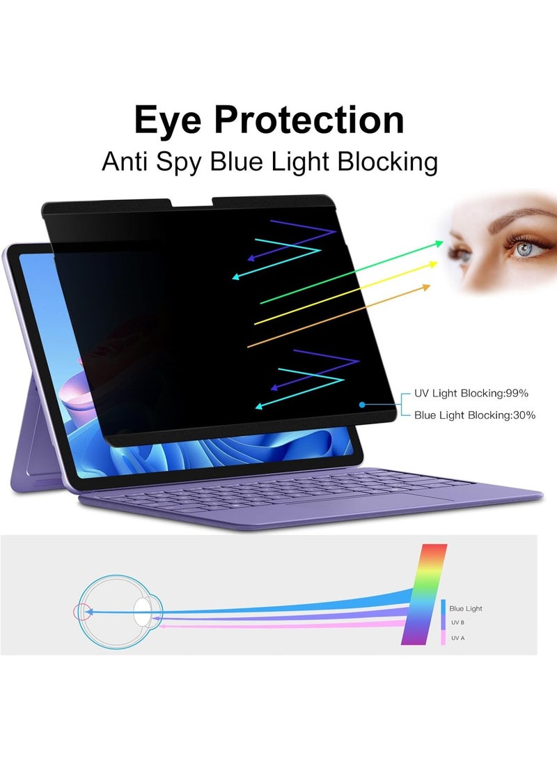 Magnetic Privacy Screen for Surface Pro 12-inch 2025 Model 2109 2110,Removable Anti Peeping Security Protector Blue Light Block glare Filter - Image 5