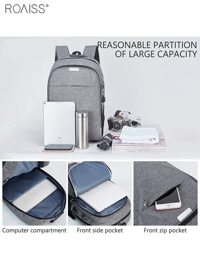 roaiss Laptop Backpack-Fits 15.6 Inch Laptop Travel Computer Bag,Business Anti Theft Backpack With Usb Charging Port - Image 2