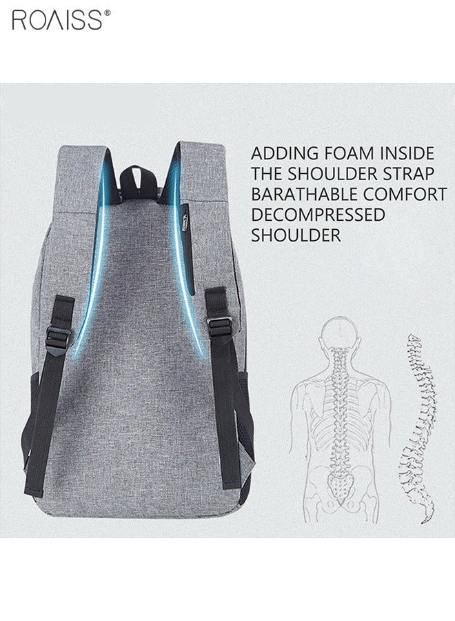 roaiss Laptop Backpack-Fits 15.6 Inch Laptop Travel Computer Bag,Business Anti Theft Backpack With Usb Charging Port - Image 5